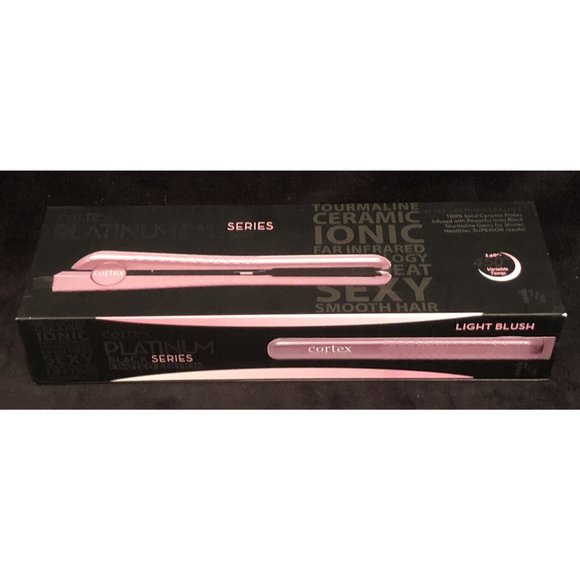 Cortex Platinum Black Series Limited Edition Flat Iron 1.25” Light Blush - VGC - Picture 2 of 10
